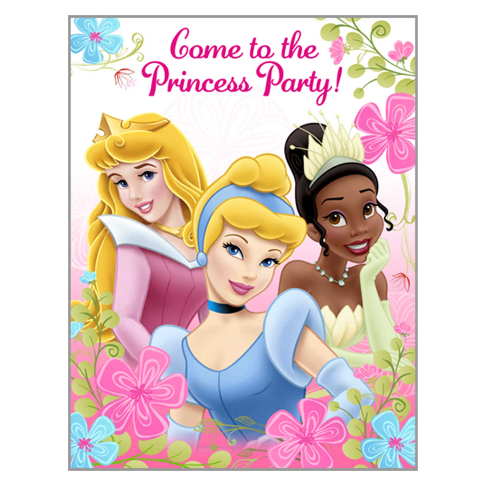 Disney Princess Invitations 8pcs Party Accessories - Party Centre