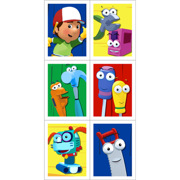 Handy Manny Stickers 4pcs Favours - Party Centre