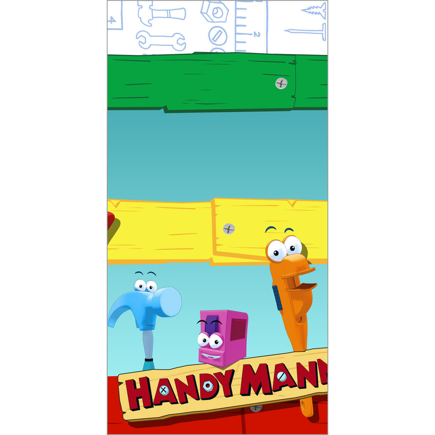 Handy Manny Table Cover Printed Tableware - Party Centre