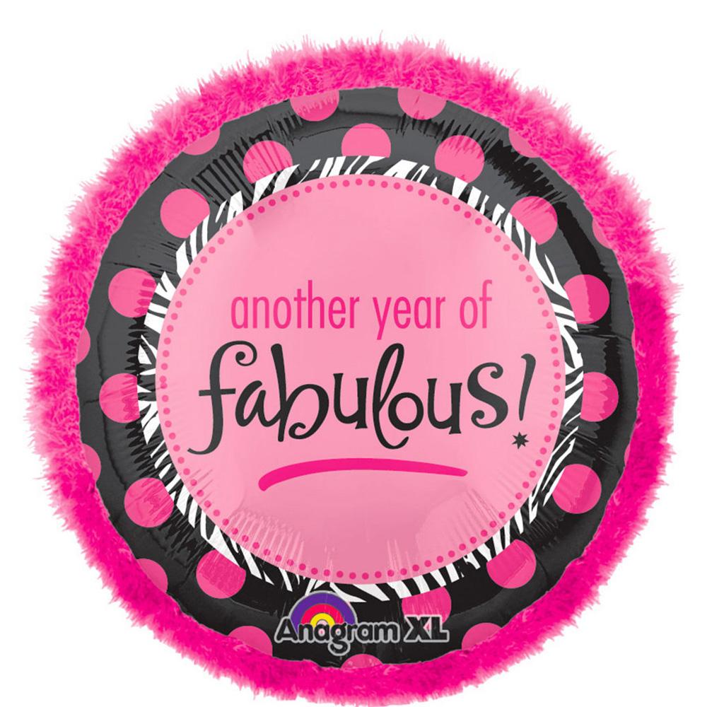 Another Year Of Fabulous 32in Balloons & Streamers - Party Centre
