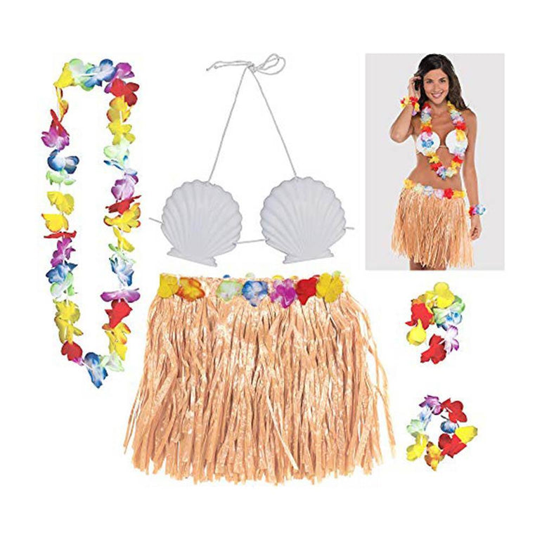Shell Bra Hula Shop Adult Hula Skirt Kit Shell - Party Centre, UAE 2026