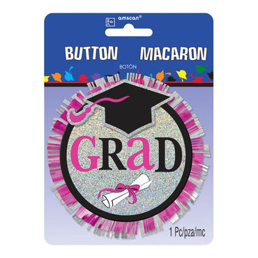 Sparkling Grad Big Button Fun Party Accessories - Party Centre