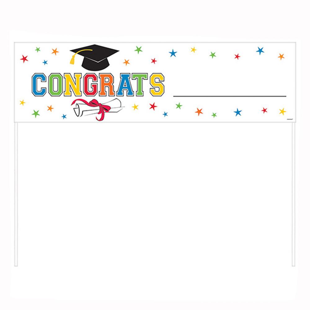 Grad Personalized Roll Up Banner Decorations - Party Centre