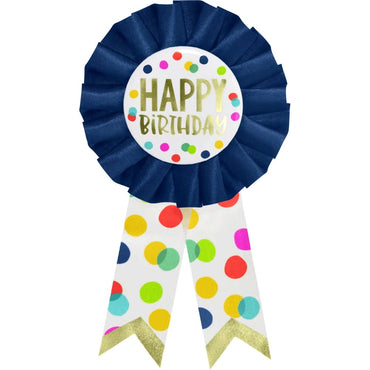 Hot Stamped Happy Dots Award Ribbon