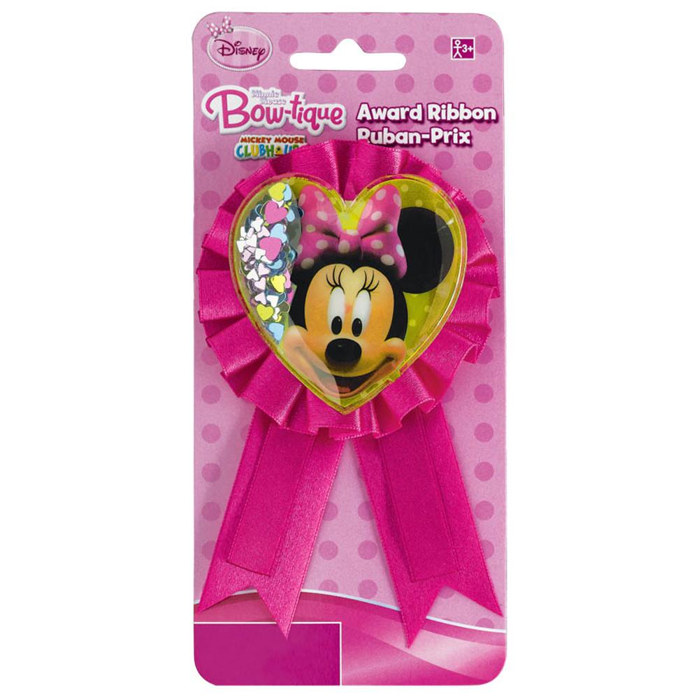 Minnie Mouse Confetti Pouch Award Ribbon Decorations - Party Centre