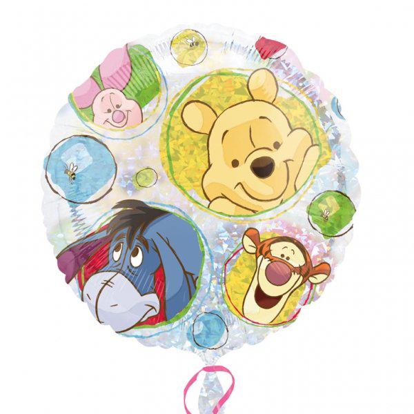 Winnie The Pooh Holographic Foil Balloon 18in Balloons & Streamers - Party Centre