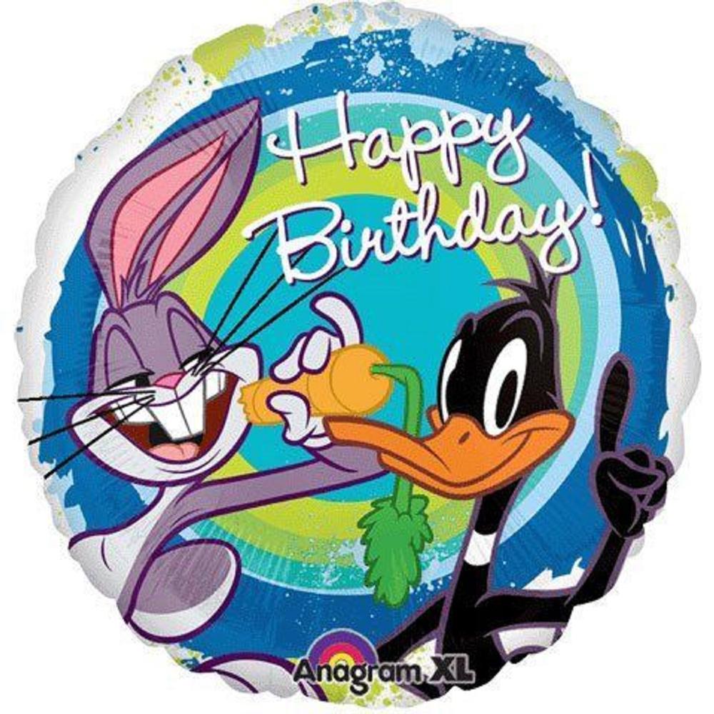 Looney Tunes Birthday Foil Balloon18in Balloons & Streamers - Party Centre