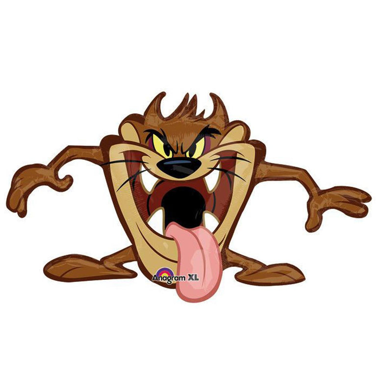 Taz Shape Foil Balloon 38 x 24in Balloons & Streamers - Party Centre