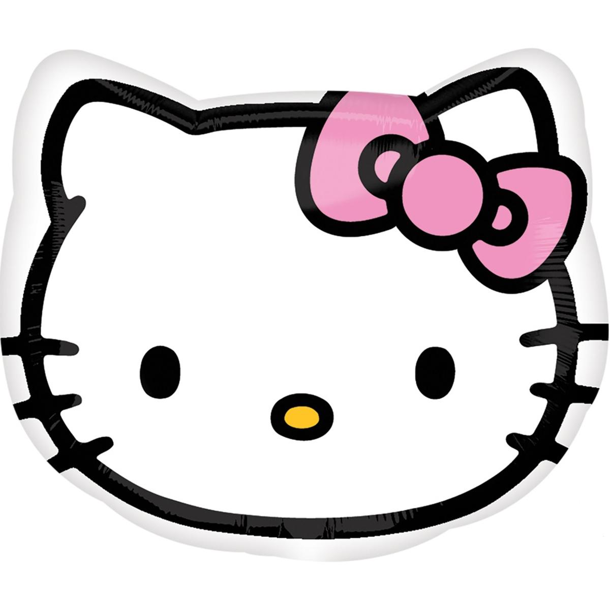 Hello Kitty Head Foil Balloon 18in Balloons & Streamers - Party Centre