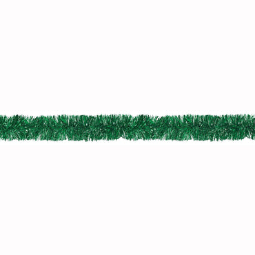 Green Tinsel Boa Garland Decorations - Party Centre