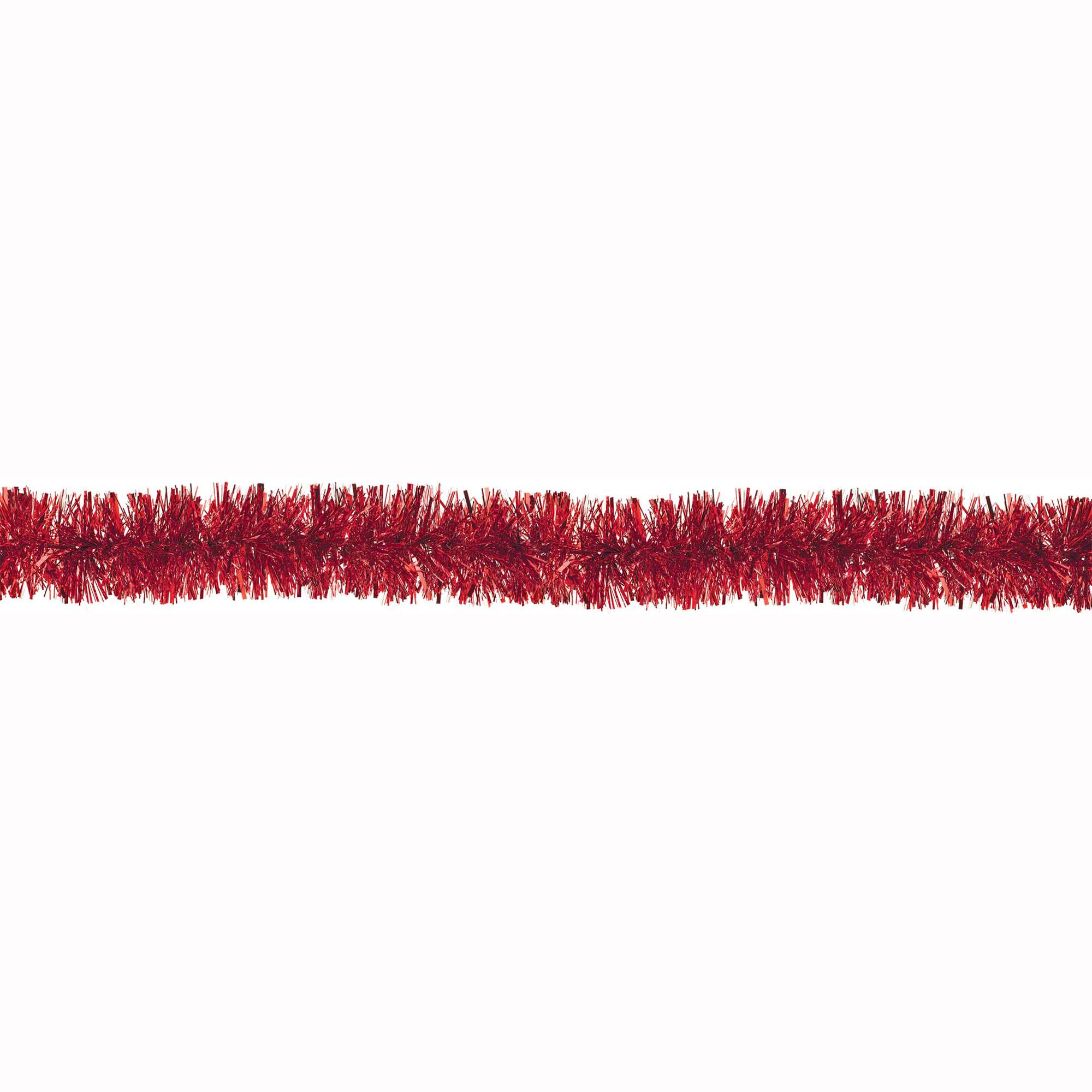 Apple Red Tinsel Boa Garland Decorations - Party Centre