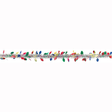 Christmas Lights Prismatic Value Garland Decorations - Party Centre