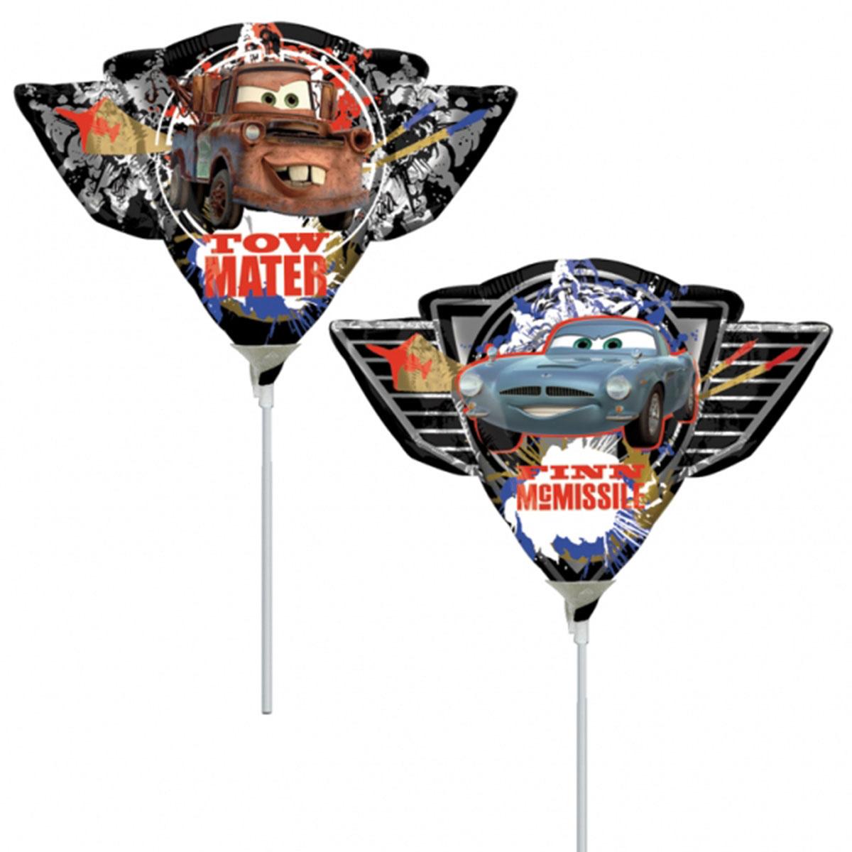 Finn McMissile/Tow Mater Mini Shape Balloon Balloons & Streamers - Party Centre