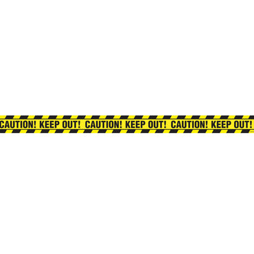 Halloween Caution Tape 20ft Decorations - Party Centre