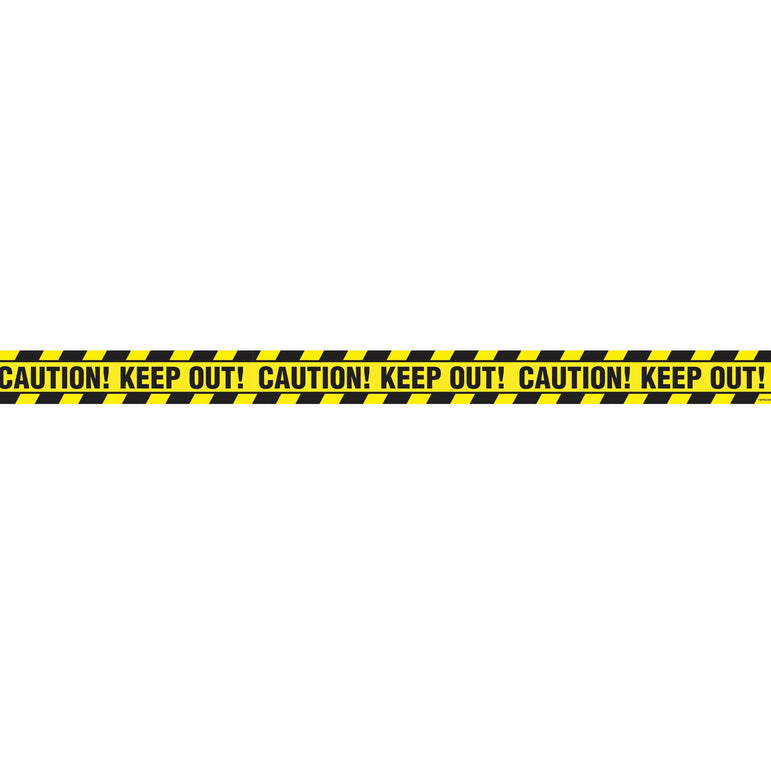 Halloween Caution Tape 20ft Decorations - Party Centre