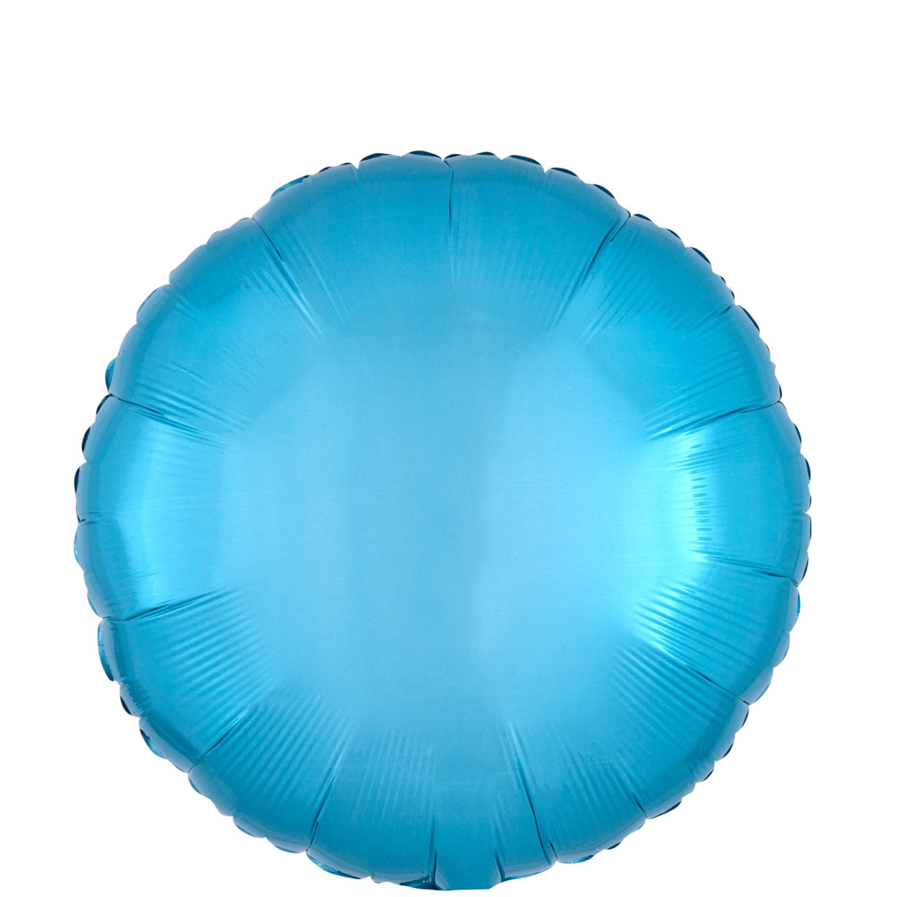 Caribbean Blue Decorator Circle Foil Balloon 46x46cm