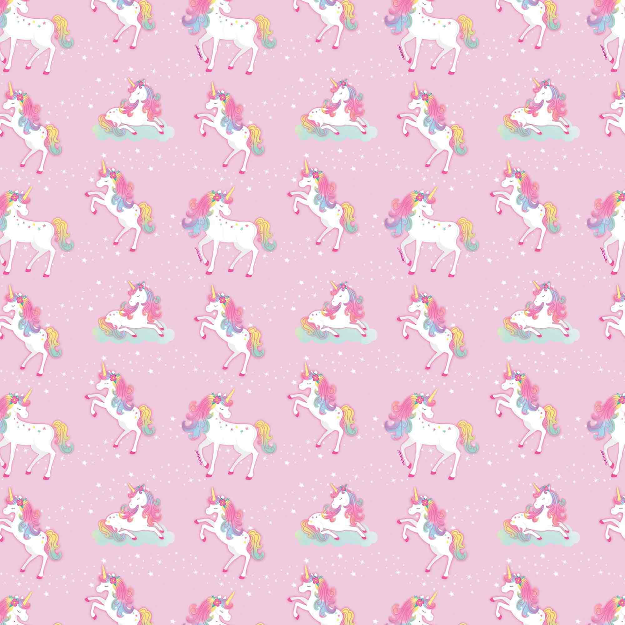 Enchanted Unicorn Paper Gift Wrap 5in