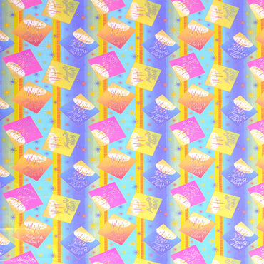 Sparkle Wishes Foil Gift Wrap Party Favors - Party Centre