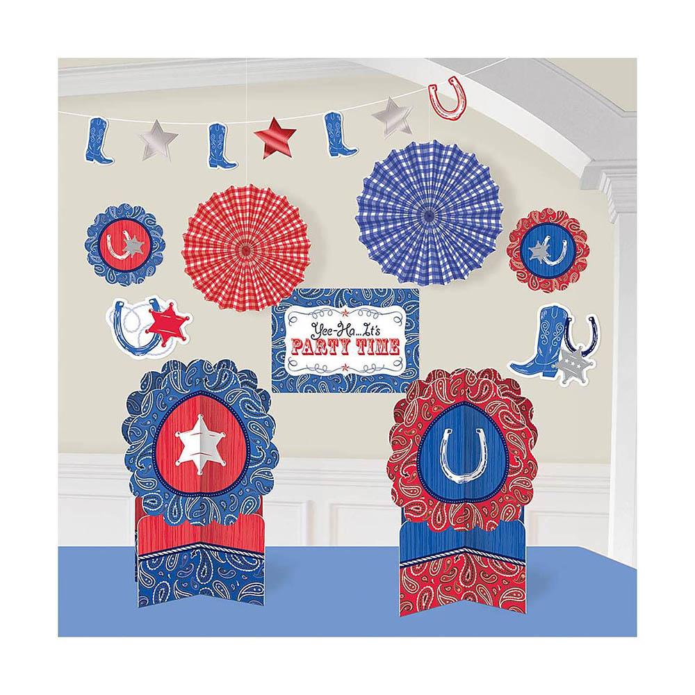 Western Decorating Kit Decorations - Party Centre