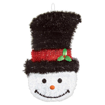 Snowman Tinsel Deluxe Decorations - Party Centre