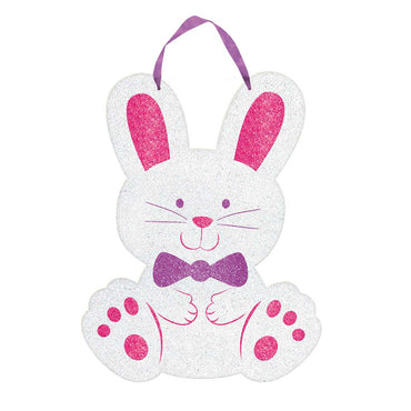 Easter Bunny Glitter Sign Value Pack Decorations - Party Centre