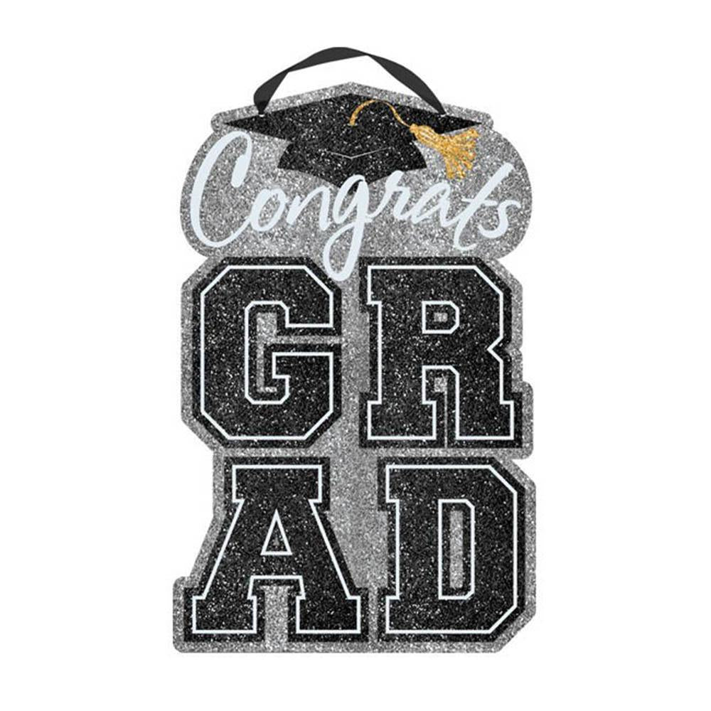 Grad Sign Gold Graduation Decorations | Graduation Party Supplies