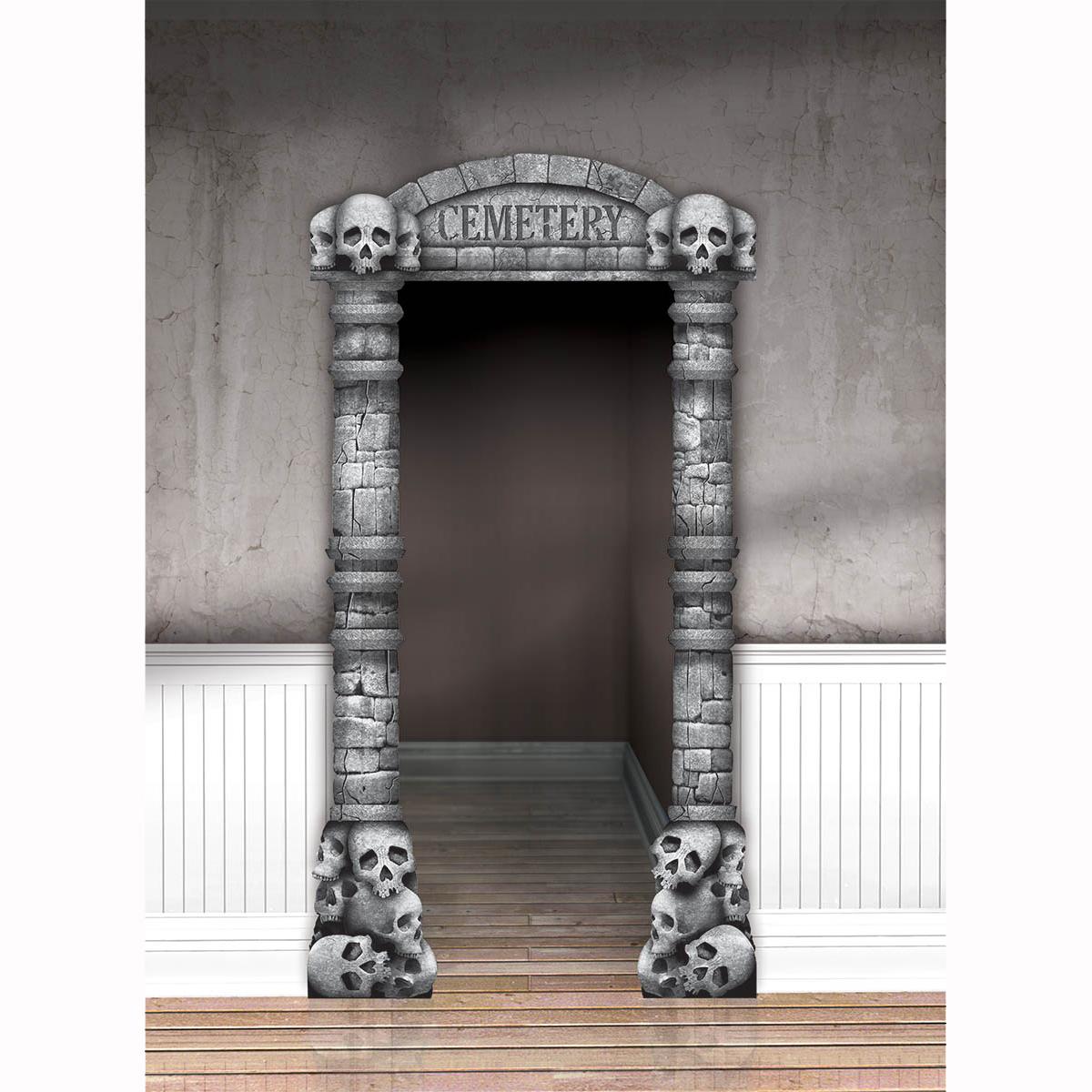 Cemetery Deluxe Doorway Entry Decorations - Party Centre