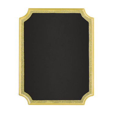 Gold Easel Glitter Chalkboard Sign 9in x 7in Decorations - Party Centre