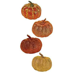 Pumpkin Mini Glitter Foam Bag 6pcs