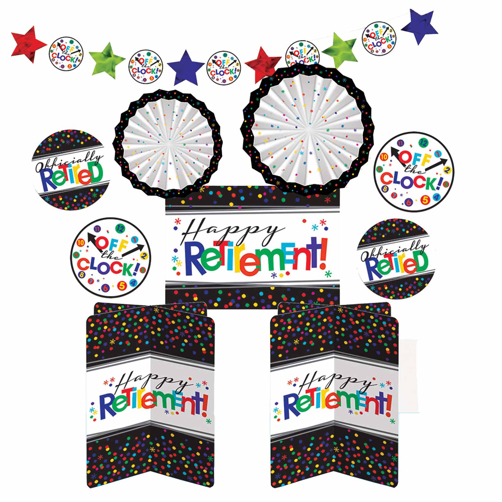Officially Retired Room Decorating Kit Decorations - Party Centre