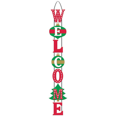 Traditional Christmas Deluxe Sign 30in Decorations - Party Centre