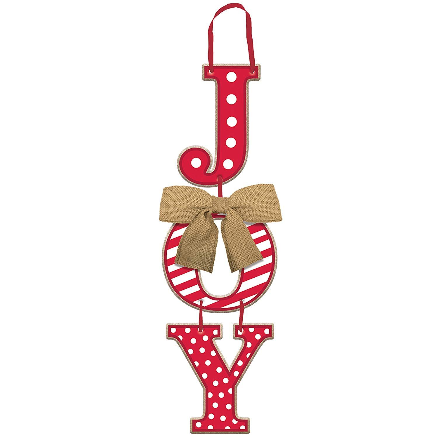 Holiday Joy Specialty Sign Decorations - Party Centre