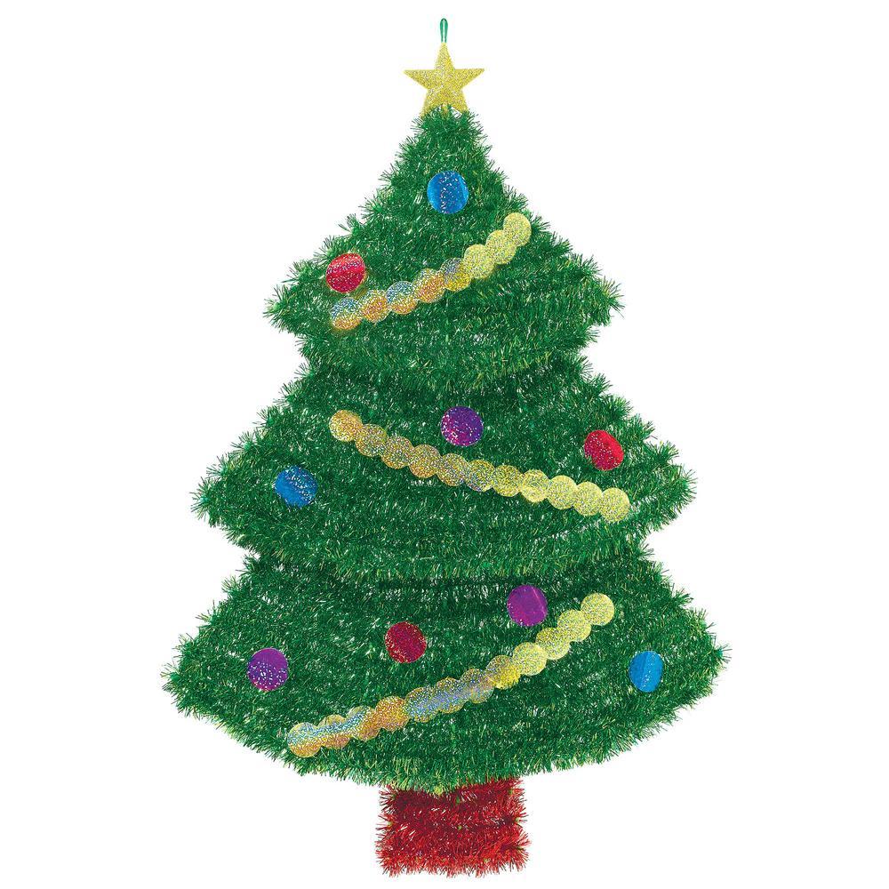 Christmas Tree Tinsel Decoration Decorations - Party Centre