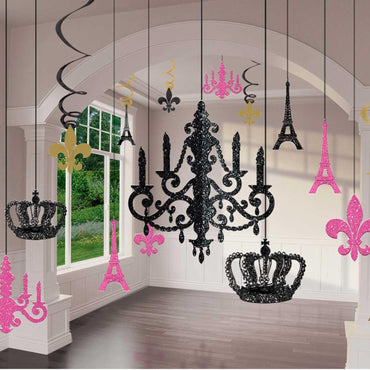 A Day In Paris Glitter Chandelier Kit