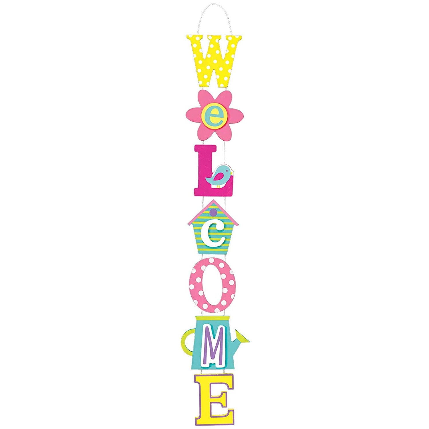 Spring Welcome Sign Decorations - Party Centre