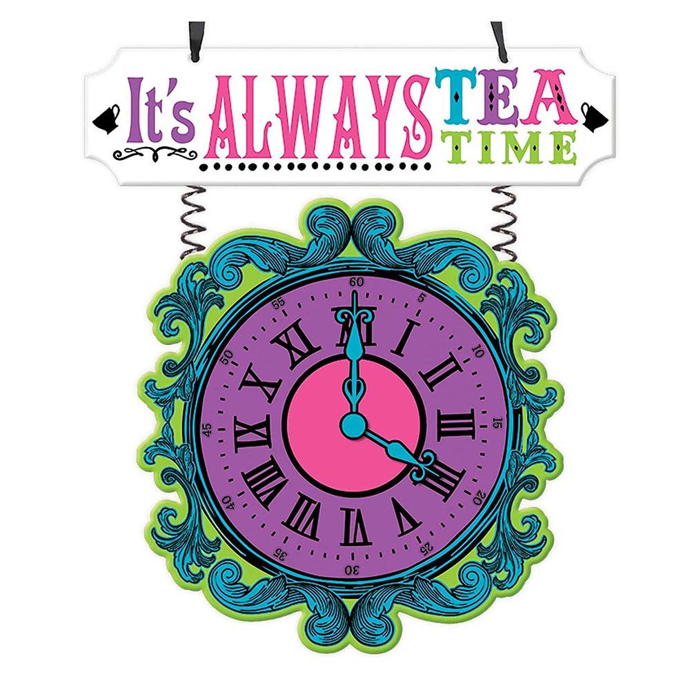 Mad Tea Party Hanging Sign Decoration Decorations - Party Centre
