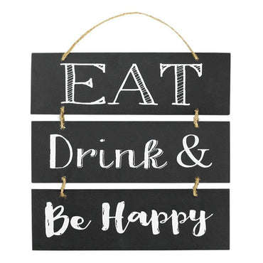 3-Tiered Wood Sign With Rope Hanger Decorations - Party Centre