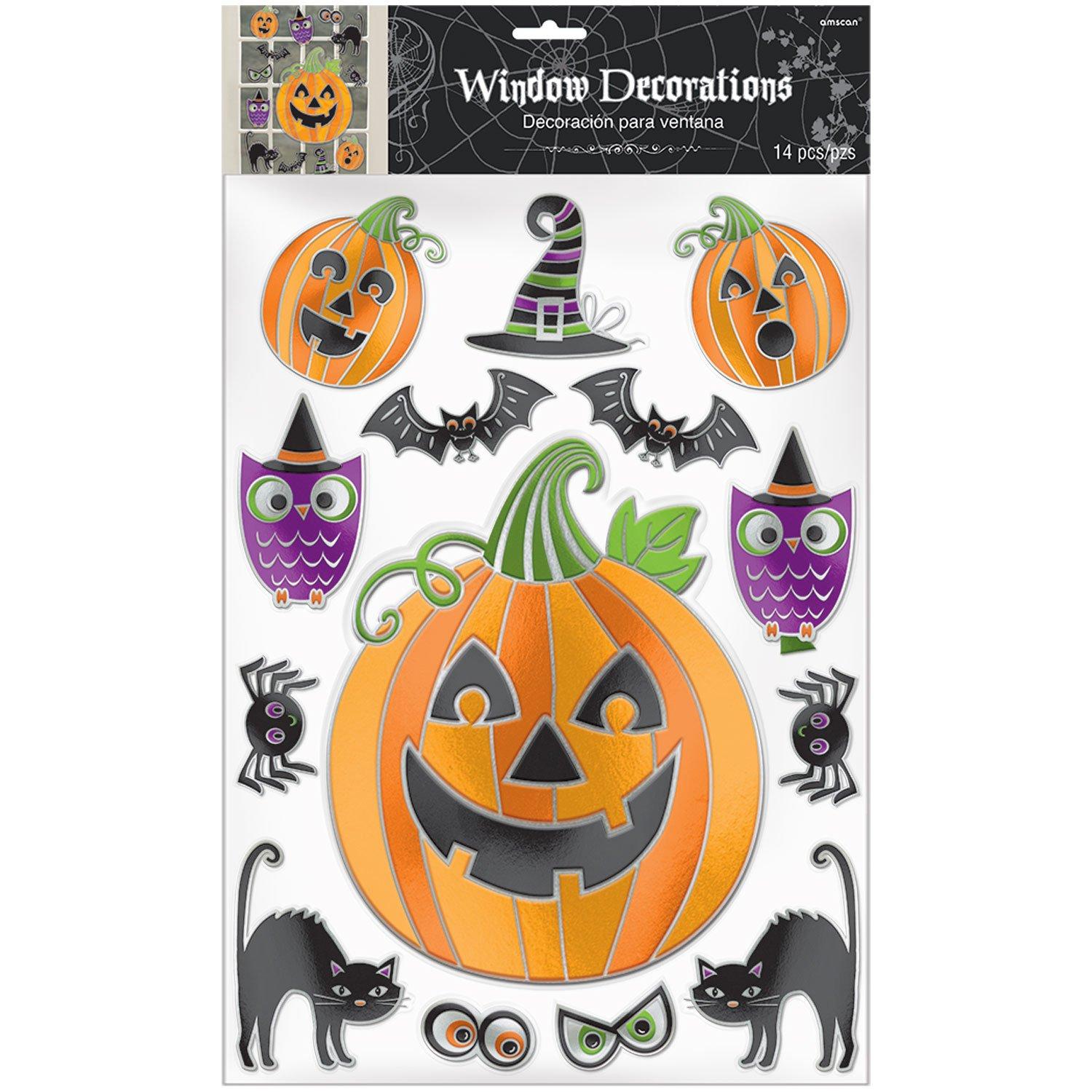 Halloween Embossed Window Decoration Decorations - Party Centre