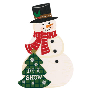 Snowman Large Standing Decoration Decorations - Party Centre