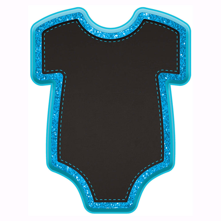 Baby Boy Blue Bodysuit Glitter Easel