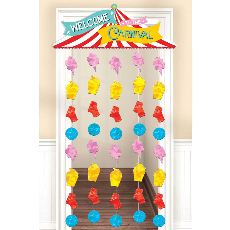 Carnival Doorway Curtain Foil & Paper Decorations - Party Centre