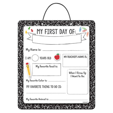 My First Day Of School Photo Prop Party Accessories - Party Centre