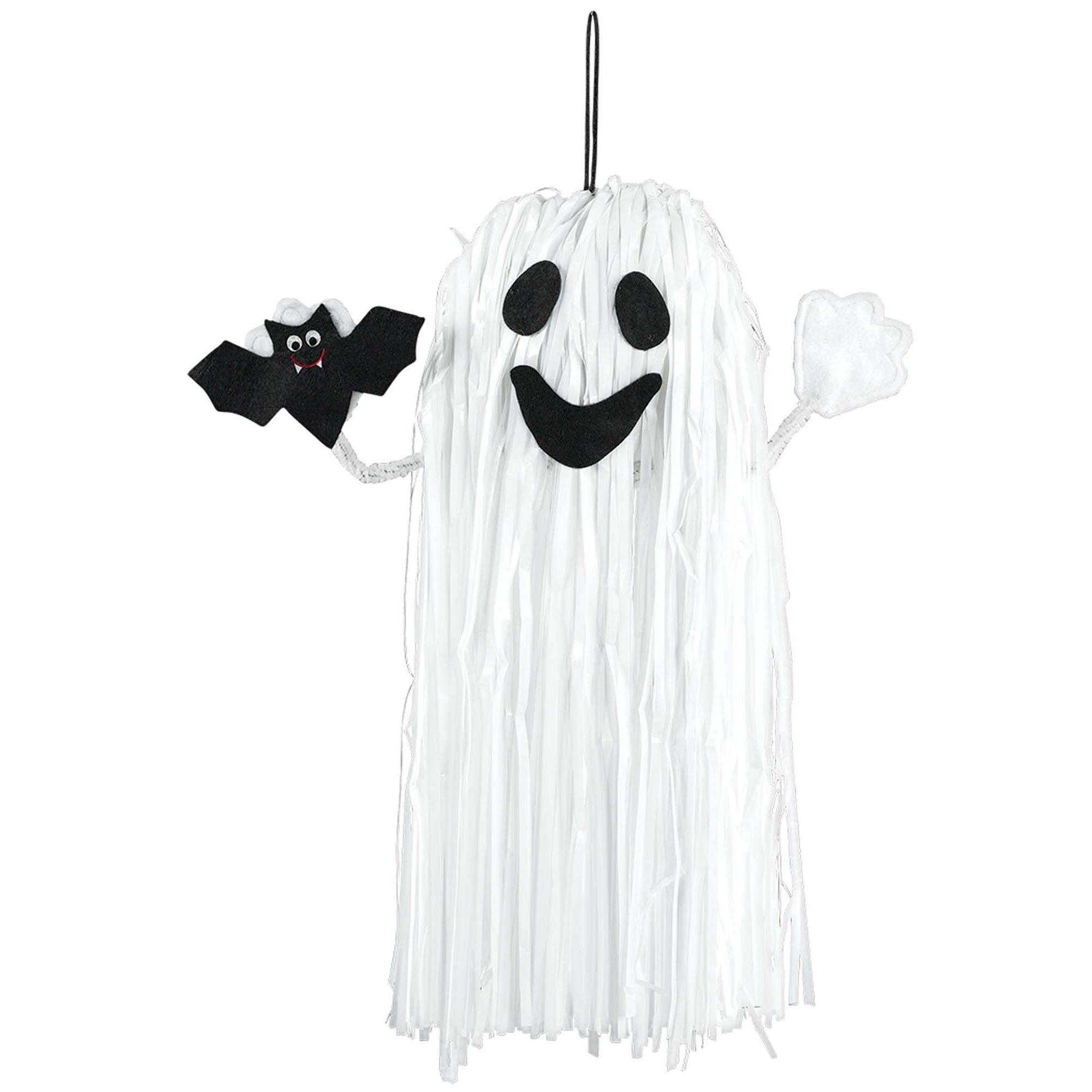 Fringe Friends Ghost Fabric Prop 15.50in Decorations - Party Centre