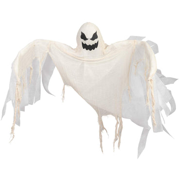 Ghost Hanging Prop Fabric & Plastic 5ft Party Accessories - Party Centre