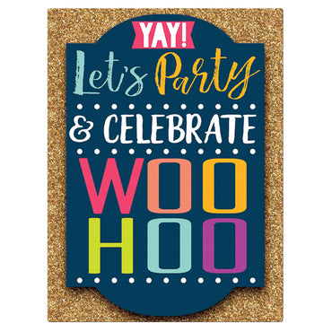 Signs Of The Times Easel Backed Sign Decorations - Party Centre