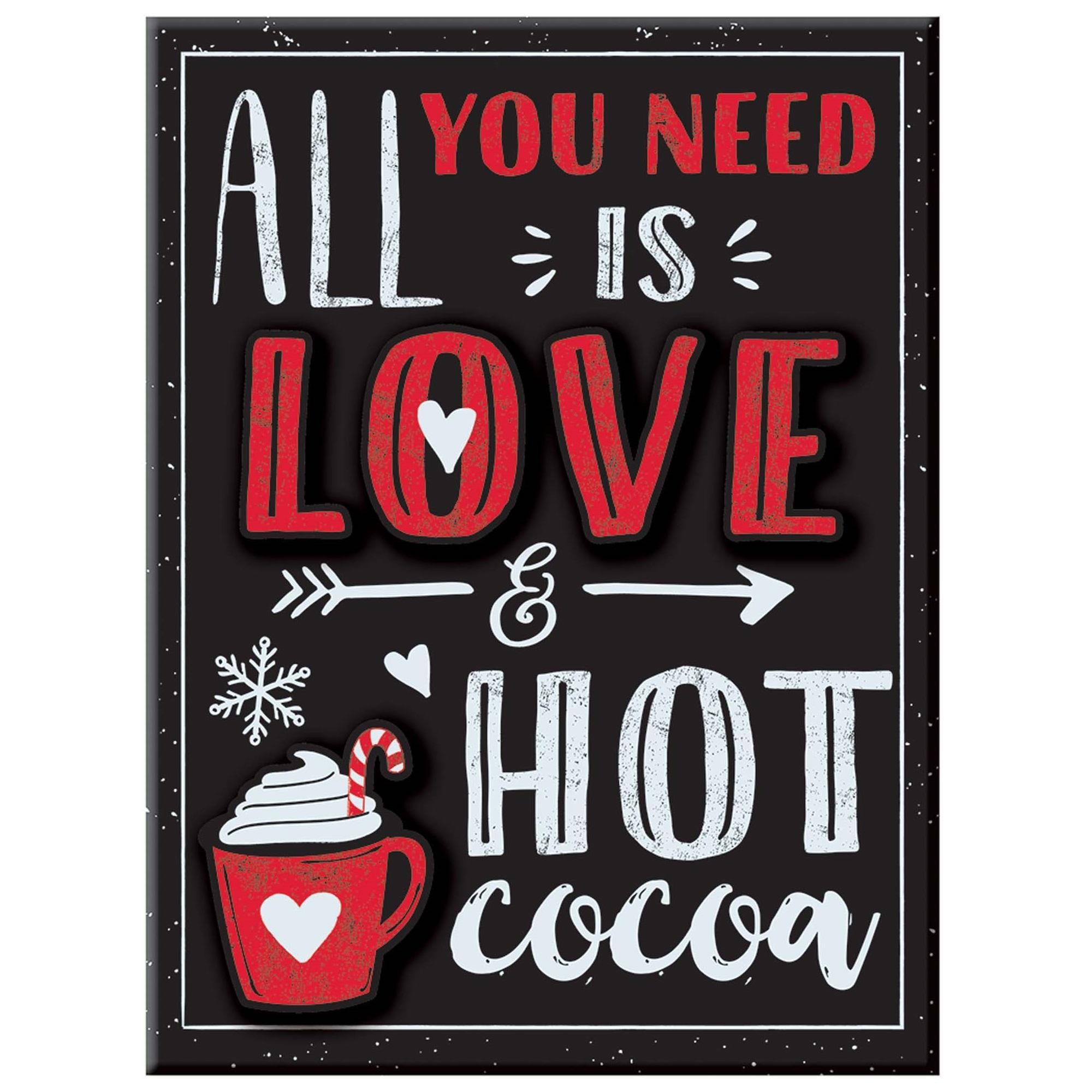All You Need Is Love & Cocoa Easel Sign Decorations - Party Centre