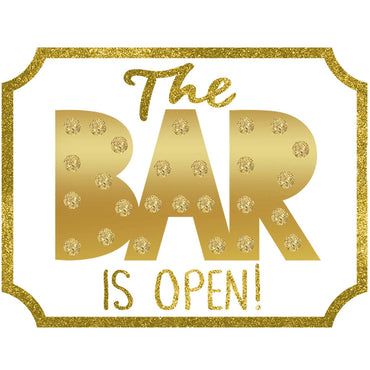 Cocktail Party Mini Message Sign Decorations - Party Centre