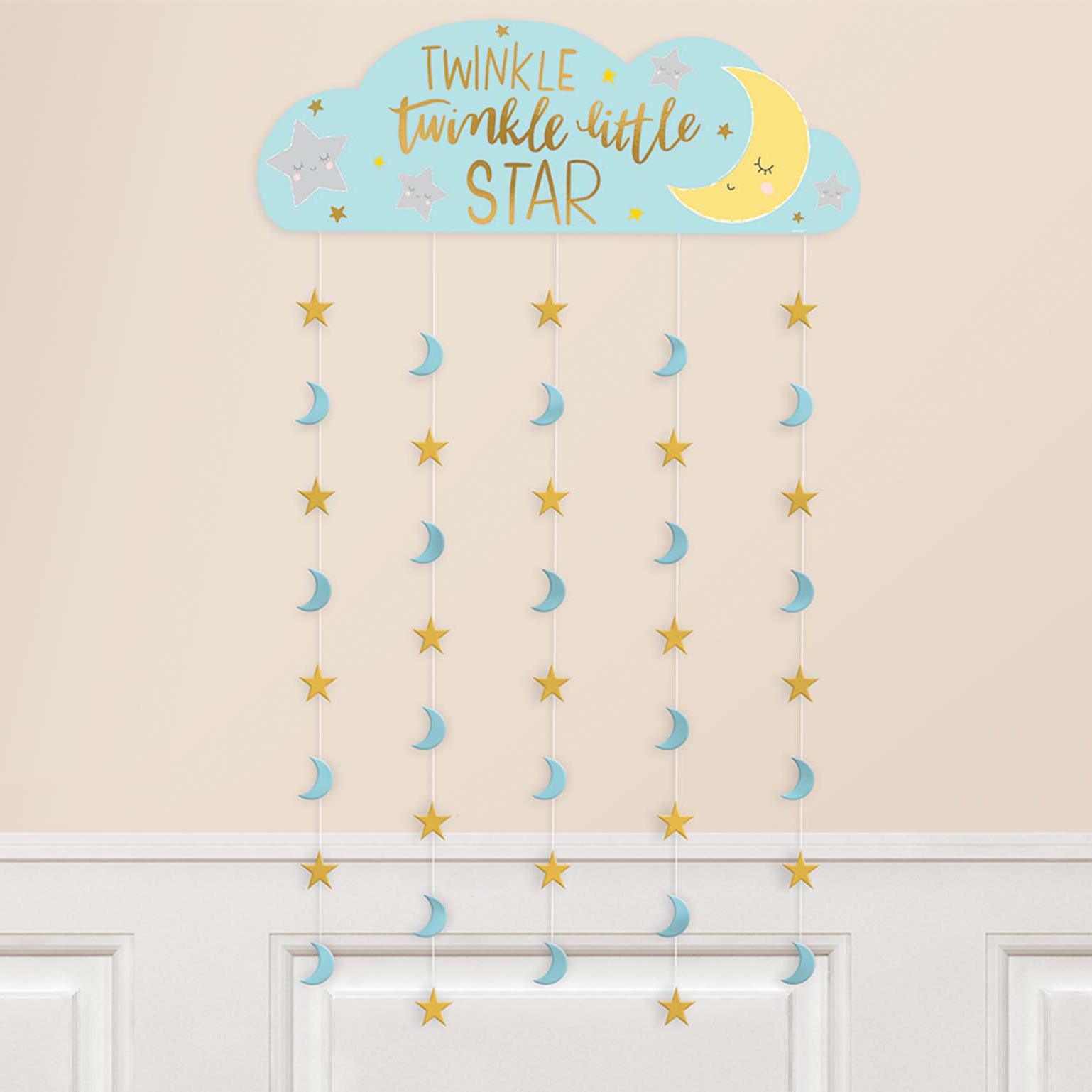 Twinkle Little Star Party Backdrop Decorations - Party Centre