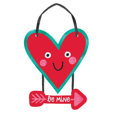 Heart Face Mini Message Sign Decorations - Party Centre