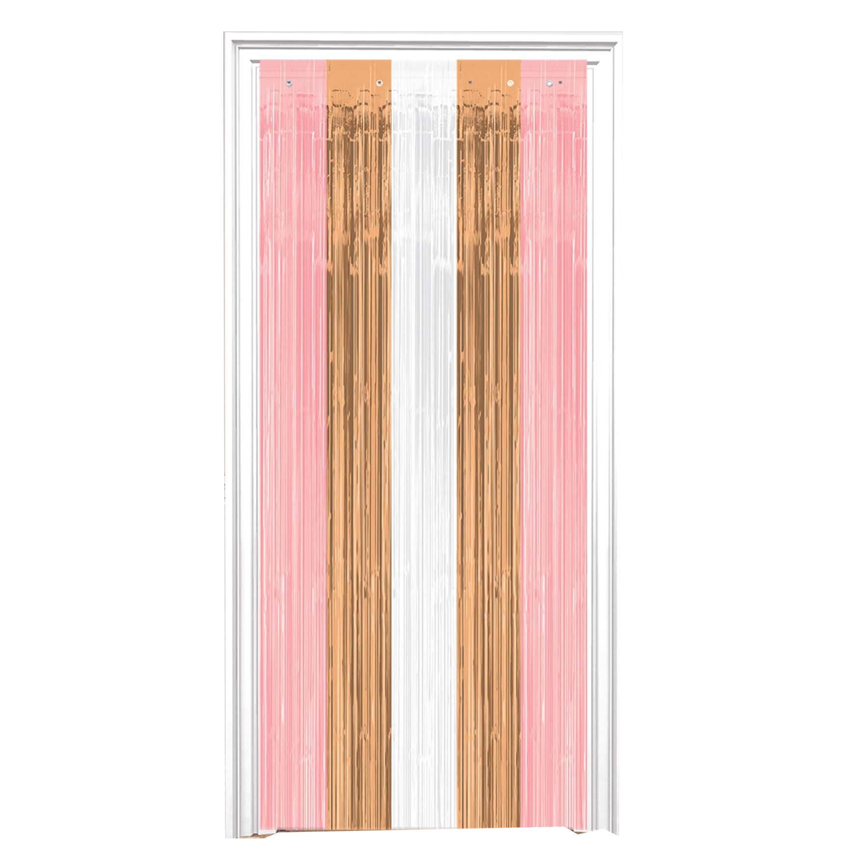 Rose Gold & Blush Door Curtain Decorations - Party Centre